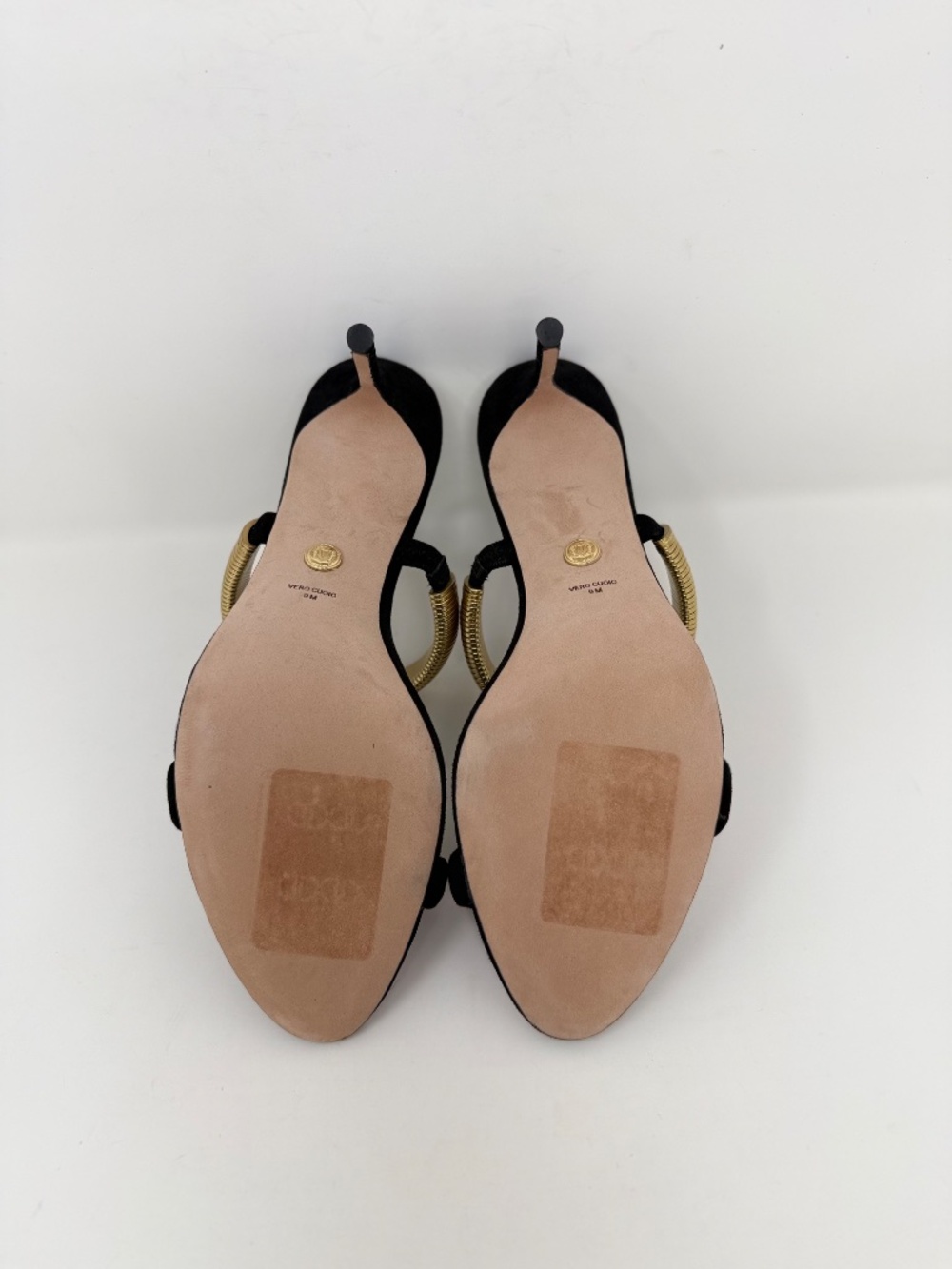 New Veronica Beard Tobin Sandals Black Suede Sz 9 - Picture 13 of 13
